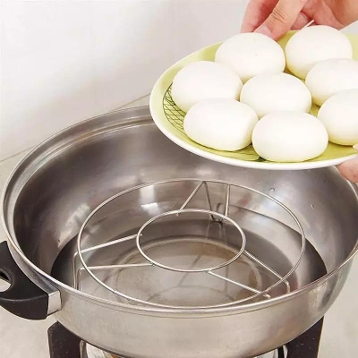 Picture of Stainless Steel Steamer Rack Stand - Silver