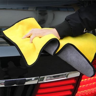 Picture of Microfiber Car Cleaning Towel 40*40/cm Car Wash Microfiber Towel Super Absorbent- 4PCS