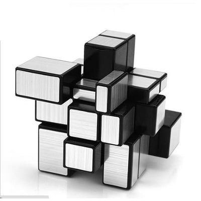 Picture of 3X3 Mirror Block Rubik's Cube - Silver