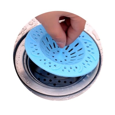 Picture of Bathroom Sink Strainer Filter Net Sink Drain Cover Waste Stopper