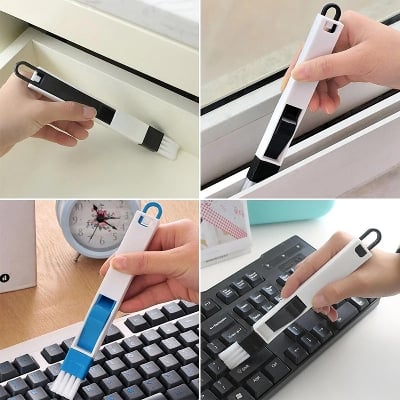 Picture of 2 in 1 Multifunctional Computer Window Crevice Cleaning Brush