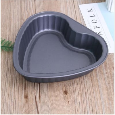 Picture of Non Stick Love Shape Cake Pan Bread Mold - Black