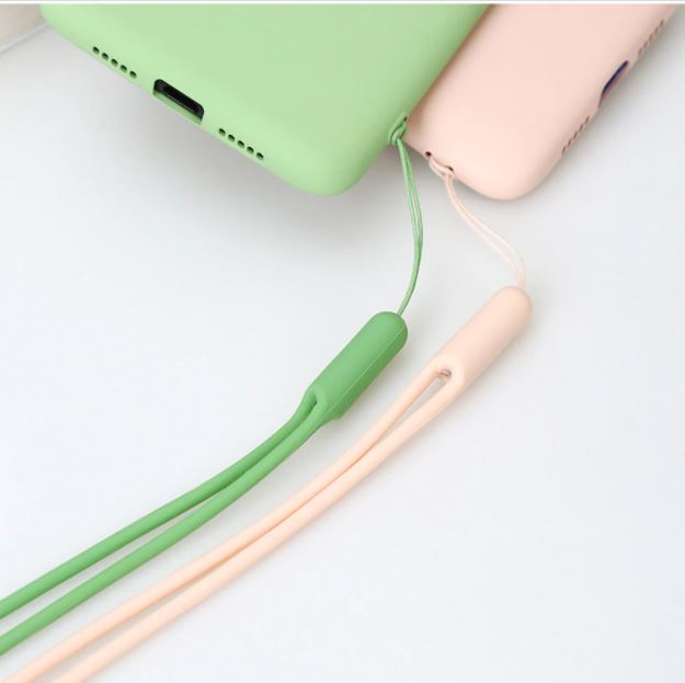 Picture of 5PCS Multicolor Mobile Phone Soft Silicone Wrist Lanyard Straps Chain Straps