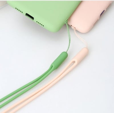 Picture of 4PCS Multicolor Mobile Phone Soft Silicone Wrist Lanyard Straps Chain Straps