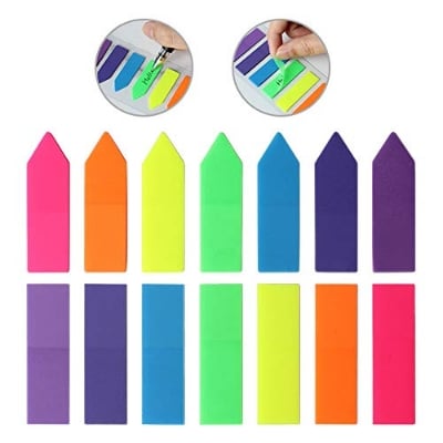 Picture of PET Memo Pad Sticky Paper Creative Fluorescent Adhesive Note For Kids School Supplies Korean Stationery