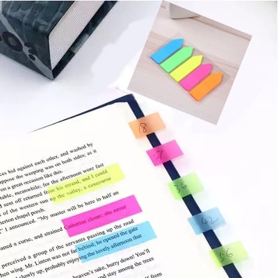 Picture of Office Stationery 5 Color Pet Arrow Index Sticky Notes