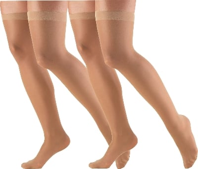 Picture of Imported Skin Color Nylon Stocking For Women - 2pair - Skin