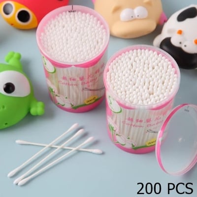 Picture of Mini Plastic Stem Cotton Bud for Newborn