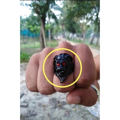 Picture of Stylish Metal Lion finger Ring for Men and woman's