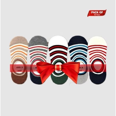 Picture of Pack Of 3 Invisible Non Slip Liner Socks Casual Footies for Loafer Boats