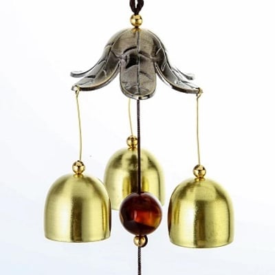 Picture of Wind Chimes Door Hanging 3 Copper Bells