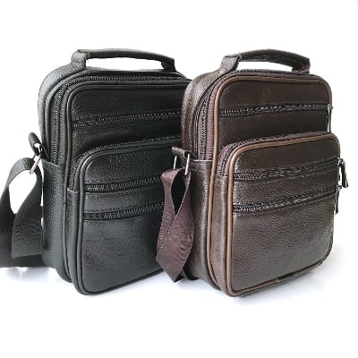 Picture of Leather Belt Bag For Cellphone Holster Waist Pouch