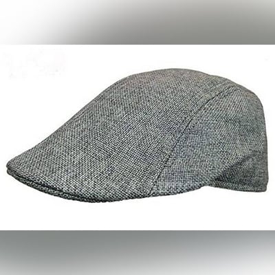 Picture of Mens Cotton Ascot Suede Golf Cap - Grey