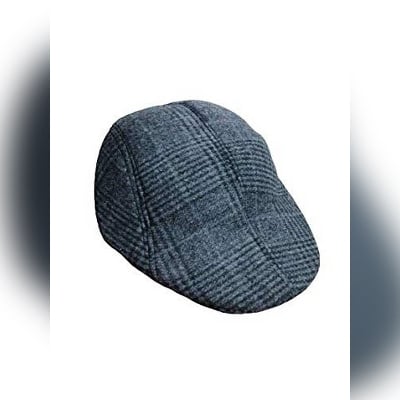 Picture of Mens Cotton Ascot Suede Golf Cap - Grey