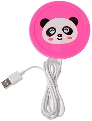 Picture of USB Cartoon Warmer Thermostatic Coaster Heating Coaster Silicone Electric Heated Mugs Drink Warmer for Coffee Tea Home Decor