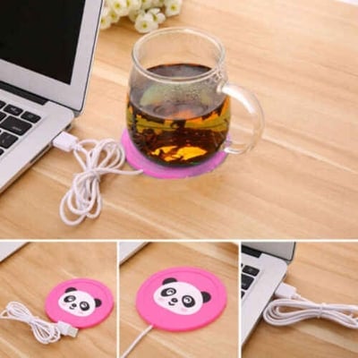 Picture of Cute Cartoon USB Warmer Silicone Heat Heater for Milk Tea Coffee Mug Hot Drinks Beverage Cup