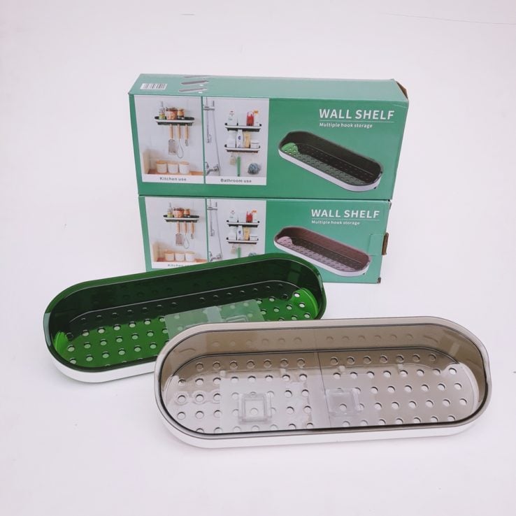 Picture of Wall shelf mutiple hook storage bathroom and kitchen rack