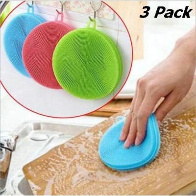Picture of Better Sponge Anti-Bacterial Kitchen Sponge Silicone Dishwasher Brush