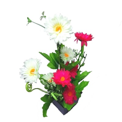 Picture of Artificial Flowers Small Rose Wedding Fake Flowers Festival Supplies Home Decor
