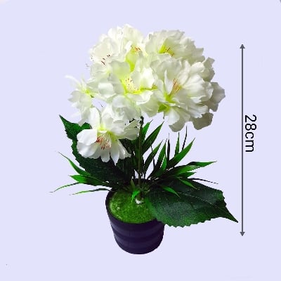 Picture of Artificial Flowers Small marigold Wedding Fake Flowers Festival Supplies Home Decor Bouquet - White