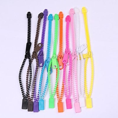 Picture of 2 Pcs Friendship Fidget Zipper Bracelets