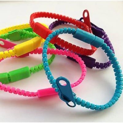 Picture of Fashion Zipper Bracelet Sensory Fidget Friendship 3 Pcs
