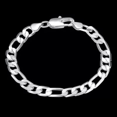 Picture of Mens Powerful Stainless Steel Bracelet - Silver