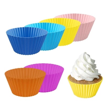 Picture of Silicone Cupcake Moulds Doughnut Moulds Sets 6 Pcs