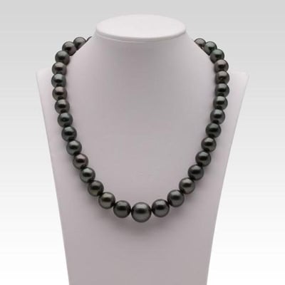 Picture of Fashion Long Black Necklace Women's Accessory - Black