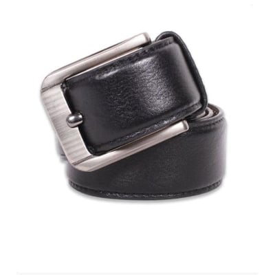 Picture of Stylish Leather belt for men Black - Black
