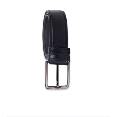 Picture of Smart design & Stylish Black Leather belt for men - Black