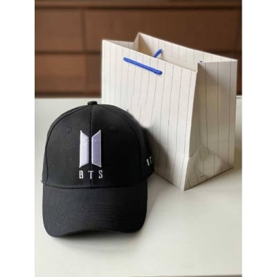 Picture of BTS Black Baseball Cap - Black