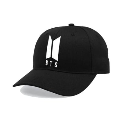 Picture of Black BTS cap for men - Black