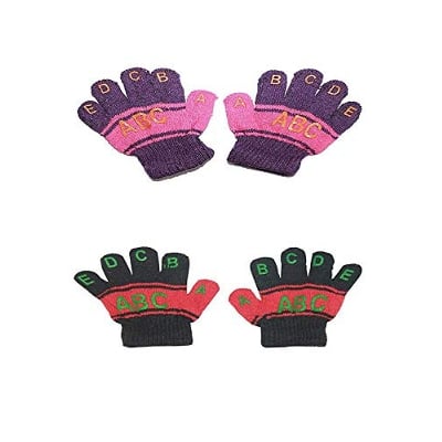 Picture of ABC letters dispensing warm gloves and lovely baby magic gloves - 2 Pair