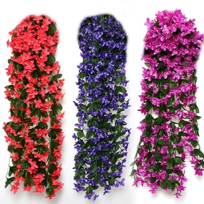 Picture of Pack of 3 Artificial Flower decoration simulation