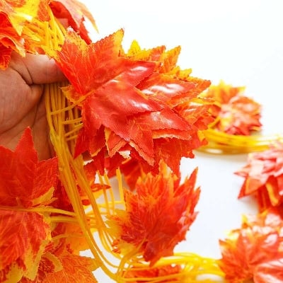 Picture of Artificial Creeper Wall Hanging (Orange) - Orange