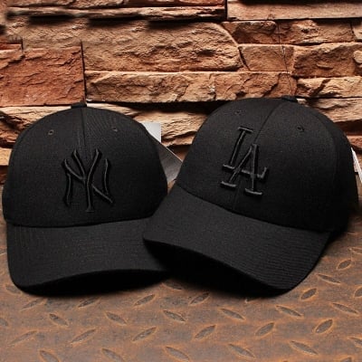 Picture of Plain LA Men's Cap - Black
