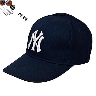 Picture of Black And White Stylish Cotton Cap For Men - Cap For Men - Black