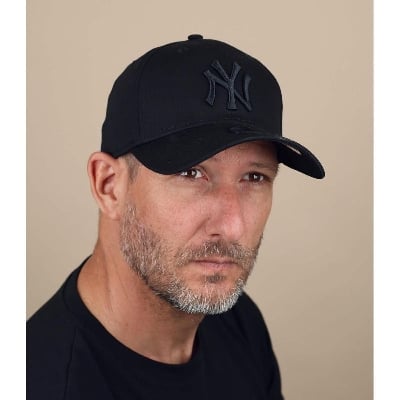 Picture of lavish Designe -Logo Printed Cotton Cap for Men - Black - Elegant and Refined - Modern Vibe - Style & Luxe - Black