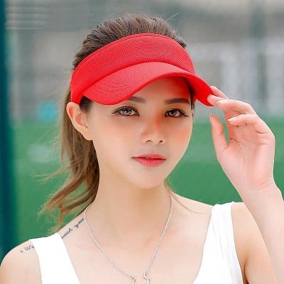 Picture of Summer Travel Sun Hat - Red