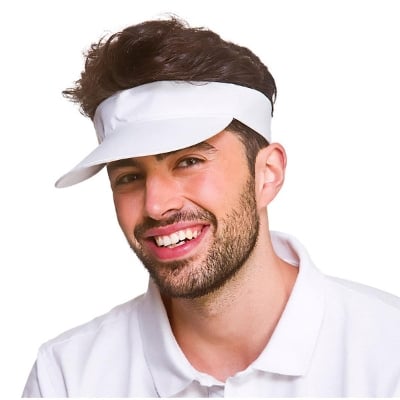 Picture of Sun Hat Visors Hat for Women Men - White