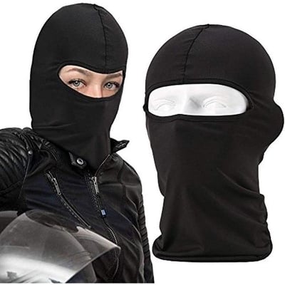 Picture of Scarf Face Bandana with Ear Loops - Black