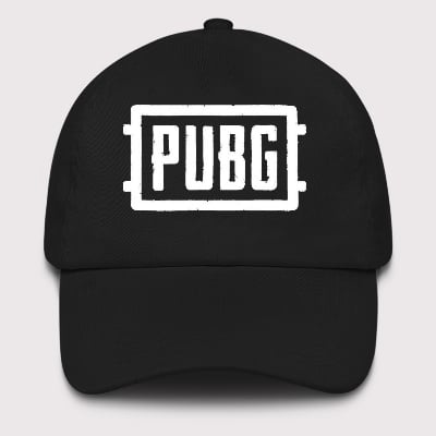 Picture of Black PUBG Cap For Men