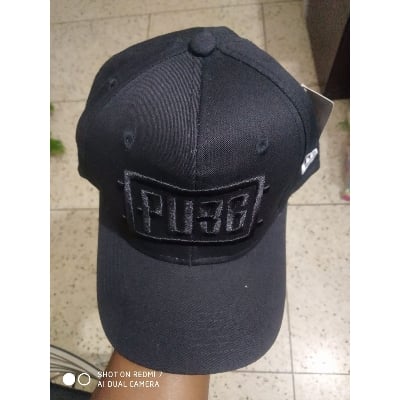 Picture of Black PUBG Stylish Cap for Men - Black