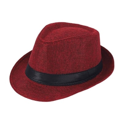 Picture of Classic Version Chapeau Hats For Men - Red
