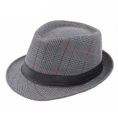 Picture of New Spring Summer Retro Men's Hats Fedoras - Grey