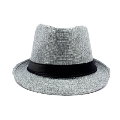 Picture of New Spring Summer Retro Men's Hats Fedoras - Grey
