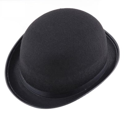 Picture of Black Cotton Hat for Men - Black