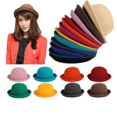 Picture of Black Cotton Hat for Men