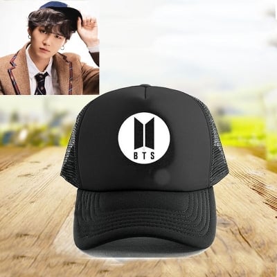 Picture of BTS Baseball Cap Hat Sport Black Caps Hat for Men Black Cap - Black